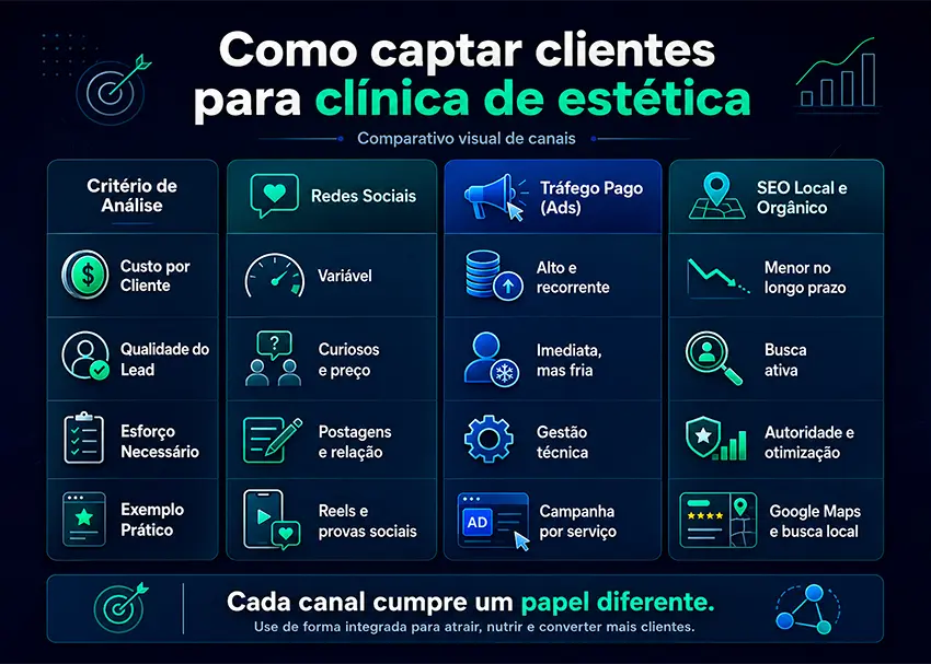 Como captar clientes para clínica de estética de forma orgânica imagem
